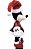 Minnie Natalina Disney Licenciada com Gorro de Papai Noel 45 cm em pé | Pelúcia Decorativa de Natal | Delicare Home - Imagem 5