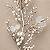 Galho Nevado com Texturas e Frutinhas Brancas – 80 cm | Galho Decorativo para Árvore de Natal - Imagem 3