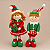 Duende de Natal Decorativo em Pé 58 x 14 cm com Peso na Base e Touca Aramada | Boneco Duende Natalino com Presente | Decoração de Natal Premium | Delicare Home - Imagem 2