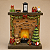 Lareira Decorativa de Resina com LED 25 cm | Lareira Natalina Iluminada com Árvore, Guirlanda e Presentes | Decoração de Natal Premium | Delicare Home - Imagem 1