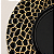 Sousplat Preto com Relevo Dourado 33 cm - Imagem 4