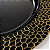 Sousplat Preto com Relevo Dourado 33 cm - Imagem 2