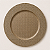 Sousplat Dourado com Arabescos e Glitter 33 cm - Imagem 1