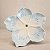 Prato Decorativo Flor Azul em Cerâmica 19 x 17 cm - Imagem 3