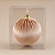 Bola de Natal em Veludo Creme/Bege – 20 cm - Imagem 2