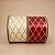 Fita Aramada Dupla Face Vermelha e Champagne com Glitter – 6,3 cm x 10 m - Imagem 4