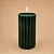 Vela Decorativa LED Verde Canelada – 15 x 7,5 cm - Imagem 2