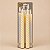Kit com 2 Velas LED Branco Quente Torcidas – 21 cm - Imagem 1