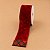 Fita Aramada Dupla Face de Veludo Vermelho e Xadrez Tartan – 6,3 cm x 9,14 m - Imagem 1