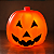 Abóbora de Halloween com LED e Som a Pilha 22 x 26 cm – Laranja e Preta - Imagem 3