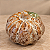 Mini Abóbora Decorativa de Cerâmica Laranja 6x7cm - Imagem 2