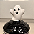 Pote de Vidro Halloween com Tampa Hermética de fantasminha - Imagem 2