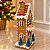Casinha Gingerbread de Natal em Resina com LED 30 cm - Imagem 3