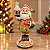 Papai Noel Cookie Gingerbread com LED em Resina 30 cm - Imagem 1