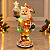 Papai Noel Cookie Gingerbread com LED em Resina 30 cm - Imagem 4