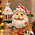 Papai Noel Cookie Gingerbread com LED em Resina 30 cm - Imagem 2