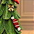 Árvore de Natal Lollipop em Resina 59 cm com base xadrez e dourado - Imagem 3