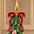 Árvore de Natal Lollipop em Resina 38 cm com Base Xadrez e Dourada - Imagem 4