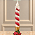 Vela Quebra-Nozes Natalina com LED em Resina 45 cm – Vermelho, Verde e Dourado - Imagem 3