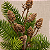 Haste de Pinheiro com Pinhas Realista 39 cm - Imagem 2