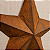Estrela Pendente de Metal Rústica 40 cm - Imagem 3