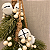 Pendente Natalino com Sinos de Metal, Pinheiro e Berries 50 cm – Rústico Chic - Imagem 2