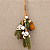 Pendente Natalino com Sinos de Metal, Pinheiro e Berries 50 cm – Rústico Chic - Imagem 4