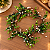 Festão decorativo de folhagens com berries brancas e leve brilho 1,60 - Imagem 1
