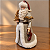 Papai Noel Vintage com Árvore Dourada e Bota de Presentes em Resina 22 x 12 cm - Imagem 2