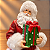 Papai Noel Decorativo com Presentes em Resina – 26 x 12 cm | Natal Clássico - Imagem 3