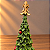 Árvore de Natal Decorativa com Folhas de Azevinho e Berries em Resina – 38 x 14 cm - Imagem 2