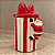 Pote Natalino de Porcelana com Tampa e Papai Noel – 20 x 11 cm - Imagem 2