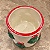 Cachepô Natalino de Porcelana com Árvores de Natal em Relevo – 9 x 10,5 cm - Imagem 2