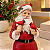 Papai Noel Decorativo em Resina com Cardeais Vermelhos – 36 cm - Imagem 2
