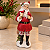 Papai Noel Decorativo em Resina com Cardeais Vermelhos – 36 cm - Imagem 1