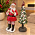 Árvore de Natal Decorativa em Resina com Cardeal Vermelho e Neve – 38 cm - Imagem 3