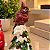 Árvore de Natal Decorativa em Resina com Cardeal Vermelho e Neve – 38 cm - Imagem 2