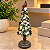 Árvore de Natal Decorativa em Resina com Cardeal Vermelho e Neve – 38 cm - Imagem 1