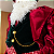 Papai Noel Decorativo de 90 cm com Fraque Bordô - Imagem 4