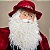 Papai Noel Decorativo de 90 cm com Fraque Bordô - Imagem 2