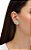 BRINCO ESMERALDA OVAL PRINCESS COM DIAMANTE - Imagem 3