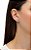 BRINCO ESMERALDA OVAL PRINCESS COM DIAMANTE - Imagem 2