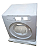 Gabinete Para Secadora Svb11 / Svp10 / Svp11 A08367301 Orig Branco - Imagem 3