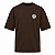 Camiseta Oversized Cristã Jesus Saves Threads – John 3:16 Premium Unissex Marrom - Imagem 2