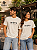 Camiseta Algodão- Jesus Friends -Off White - Imagem 1