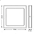 Painel Plafon Led 36w Embutir Quadrado Luminária Up Led - Imagem 2