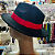 Chapeu Fedora - Preto e Vermelho - Imagem 3