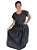 Roupa Ração Com Pano De Cabeça Oxford Feminina Preta - 3 Peças - Imagem 1
