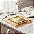 100 Folhas De Ouro 16x16 Italiana - Imagem 11
