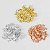 Folha de Ouro, prata e cobre em flocos - Pote 25 gr - Imagem 3